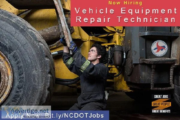 Vehicle Equipment Repair Technician - 2 Openings