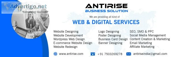 Web designing company - web development company in delhi - antir