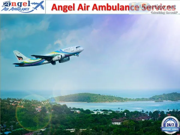Angel Air Ambulance Service in Varanasi Confer Instant Medic Eva
