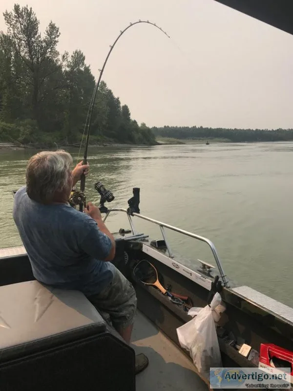 Salmon fishing Chilliwack from Kilby Lodge
