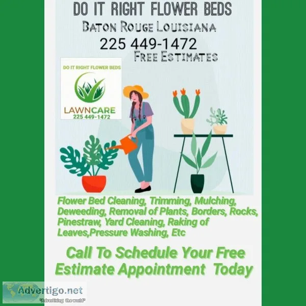 Flower Bed Cleaning