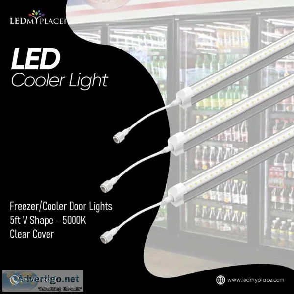 Different size LED cooler lights tubes are available at low pric