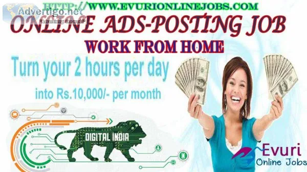 Ad posting work from home job