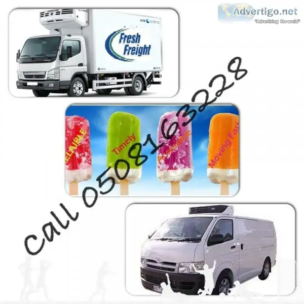 Chiller van, chiller truck, refrigerated transport rental