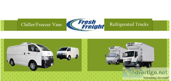 Chiller van, chiller truck, refrigerated transport rental