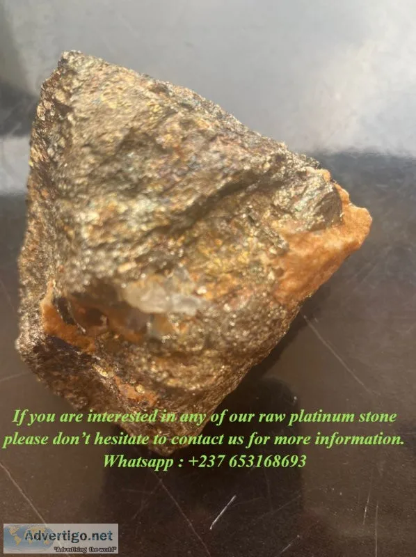 Raw platinum for sale