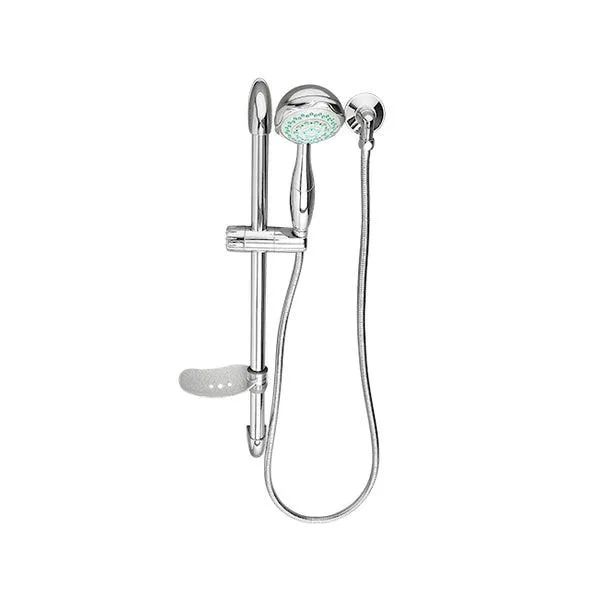 LINKWARE BUILDERS SHOWER ON RAIL CHROME
