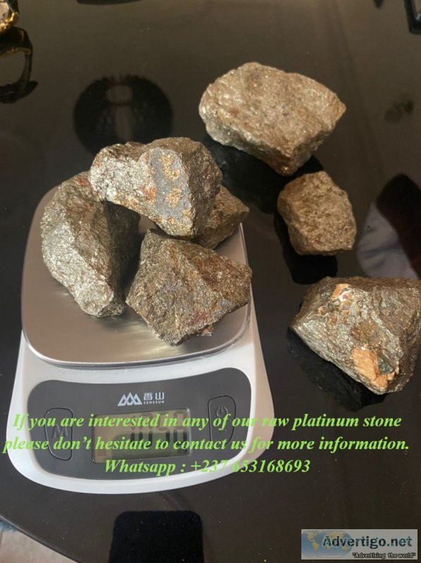 Raw platinum for sale
