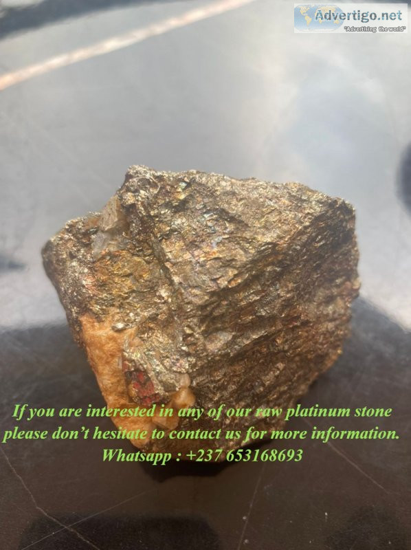 Raw platinum for sale