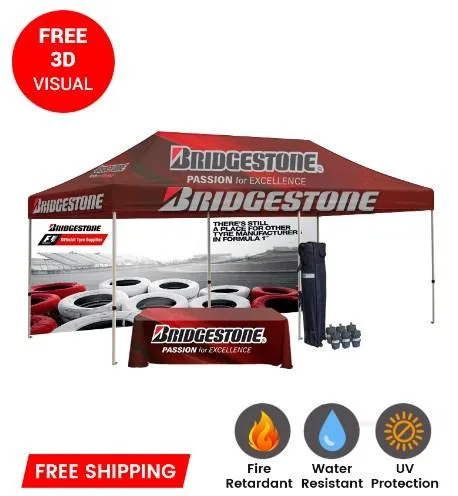 Shop Now Custom 10x20 Canopy Tent for Outdoor Advertising