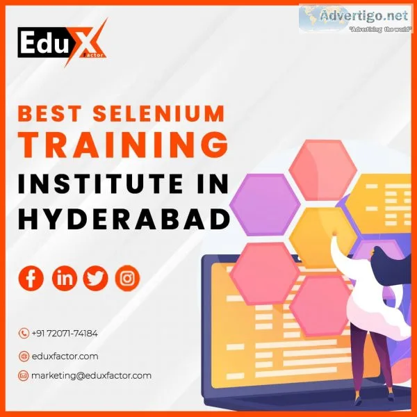 Best selenium training institute in hyderabad