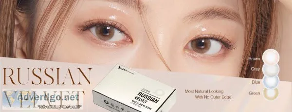 Buy russian velvet coloured contact lenses