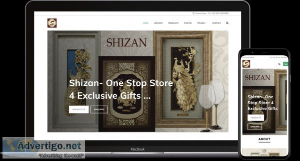 Ecommerce website builder