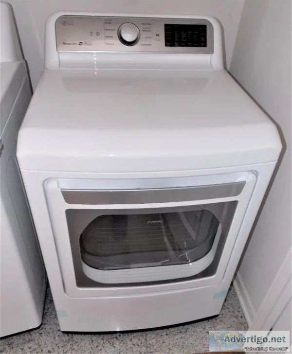 LG White Gas Dryer