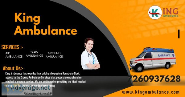 King Road Ambulance Service in Kankarbagh Patna &ndash With Late