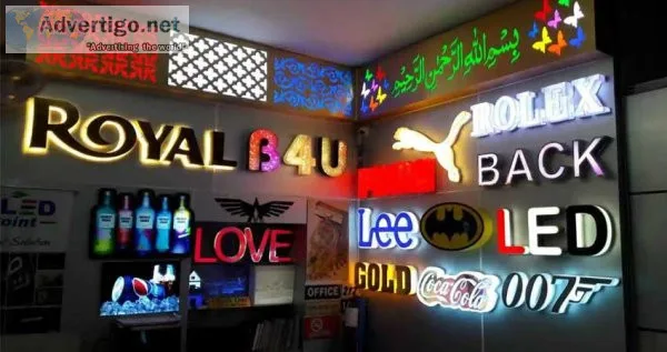 Led signage board | digital printing services hyderabad