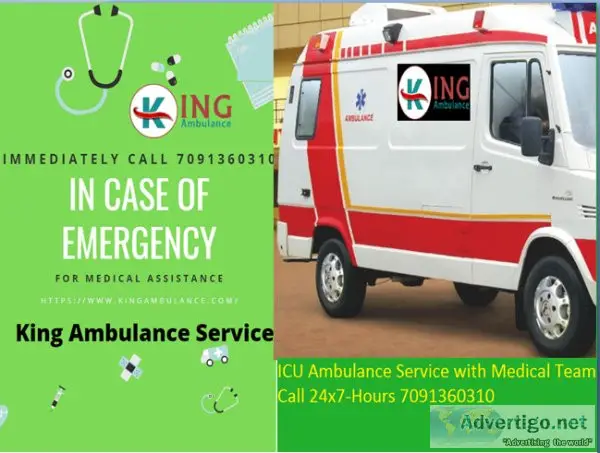 Get King Ambulance Service in Delhi &ndash High Sophisticated IC