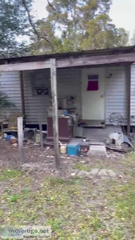 Live Oak 32 Mobile Home-one and half acre