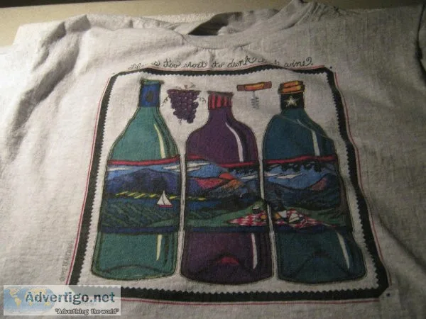 Life is too Short to drink Bad Wine Tee Shirt - Size Large