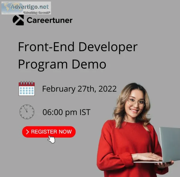 Front-end developer program with internship