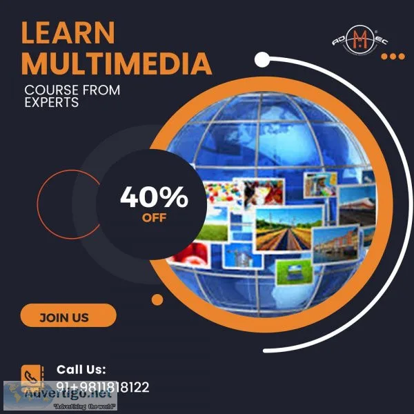 Learn Multimedia Course from experts.