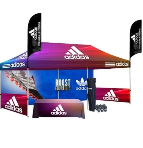 Portable Canopy Tent Logo Are Easy To Care For  Custom Tent USA