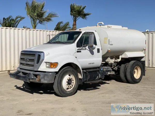 2013 FORD F750 2000 GALLON BOBTAIL WATER TRUCK 100101221