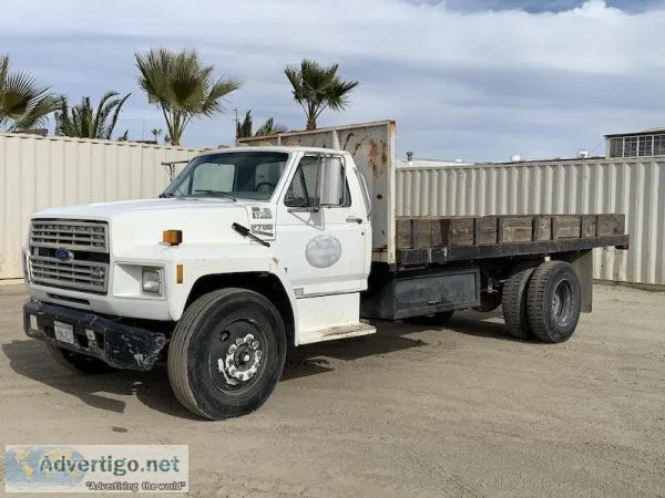 1993 FORD F700 FLATBED DUMP TRUCK 75201221