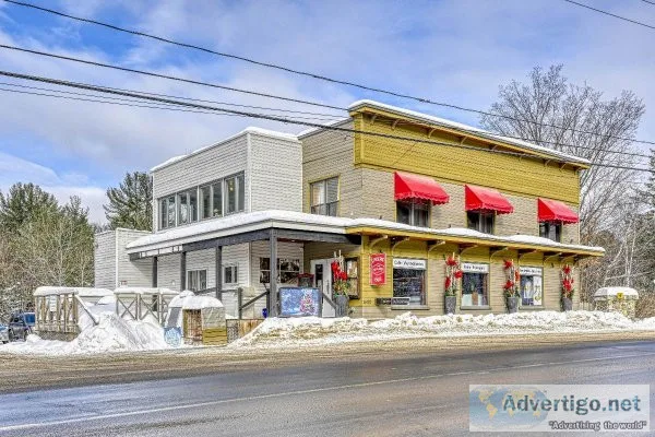 Gourmet grocery store with semi-commercial building for sale Ste