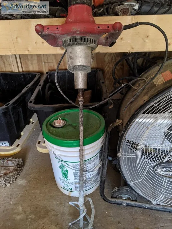 Dual Speed Paint and Mortar Mixer CONCRETE