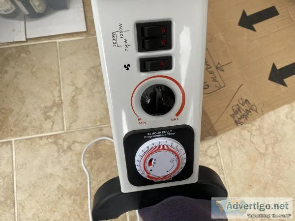 ELECTRIC CONVECTOR HEATERS DUAL CONTROL AND TIMER SETTINGS
