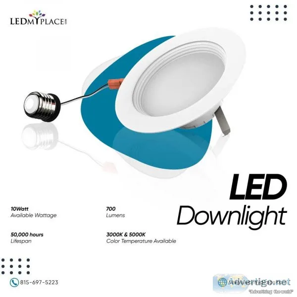 Buy 4 inches led downlight provides better light in Living areas