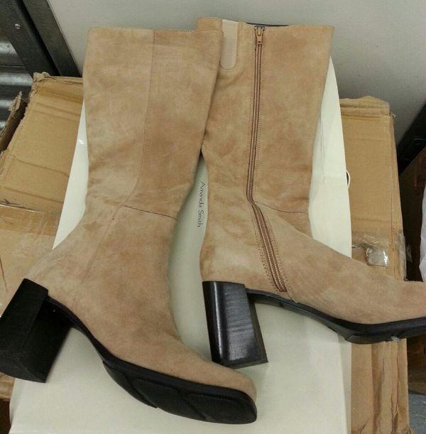 Ladies Tall Suede Boots