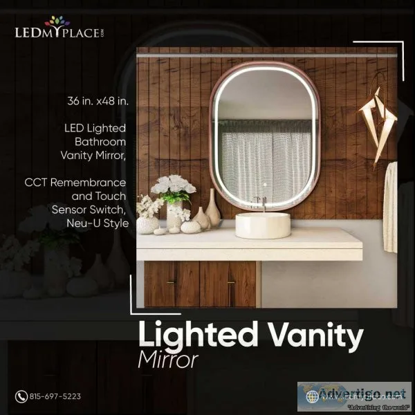 check out high-quality lighted vanity mirror