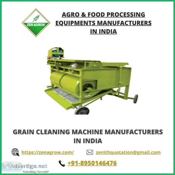 Grain cleaning plant manufacturers in india | zenagrow