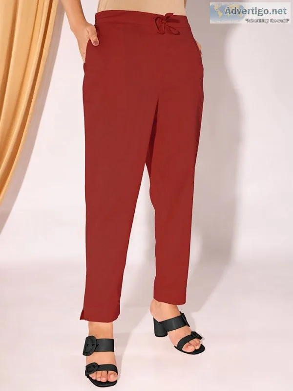 Get best women cotton pants online india at beyoung