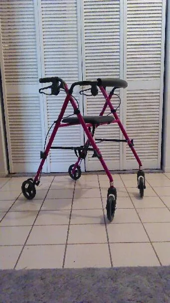 Walkers wheelchair and bedside commode