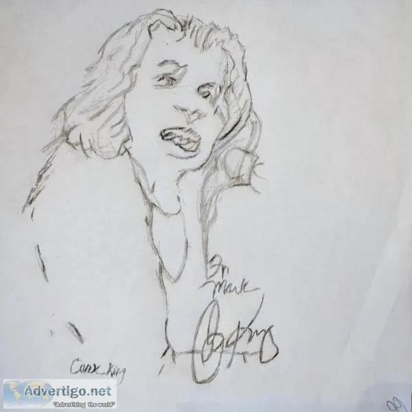 Carole King GG &ndash 8.5&Prime x 11&Prime Pencil
