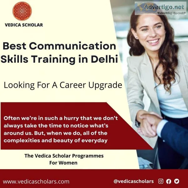 Best Communication Skills Training in Delhi  Vedica