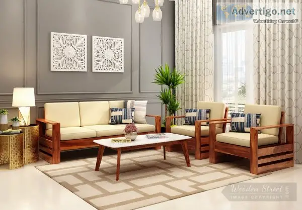 Buy wooden sofa set online up to 55% off at wooden street