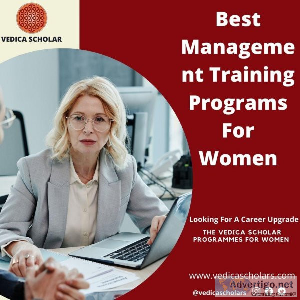 World  Best Management Training Programs For Women - Vedica Scho