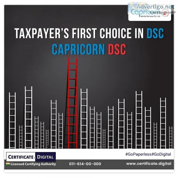 Class 3 digital signature for income tax