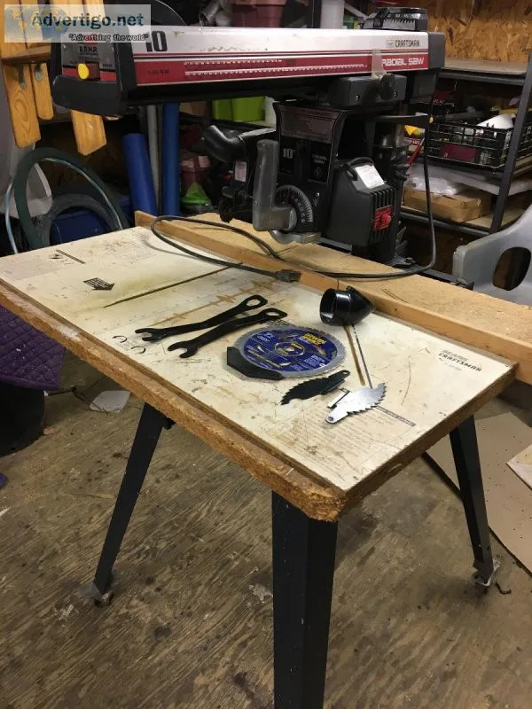 Sears Craftsman 10&rdquo Radial Saw with Stand