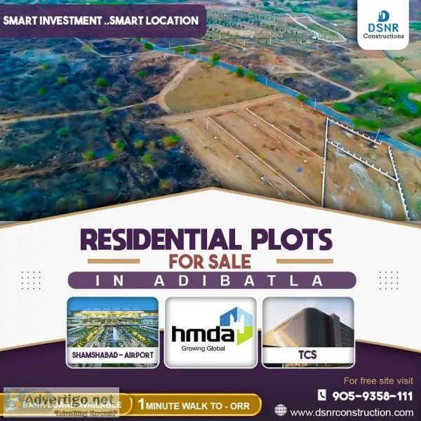 Dsnr constructions - residential open plots with quality standar