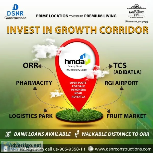 Dsnr constructions - residential open plots with quality standar