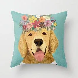 Dogs Throw Pillows Cover Oklahoma