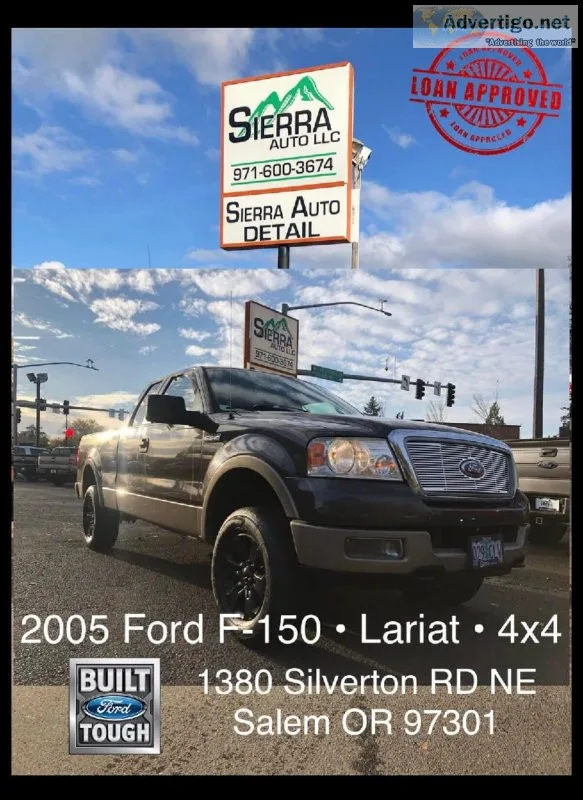 2005 Ford F-150 Lariat &bull 4x4 &bull 4dr Super Cab Styleside