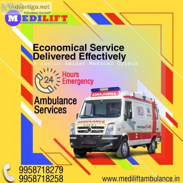 Cardiac Ambulance Service in Rajendra Nagar with Trained Staff b