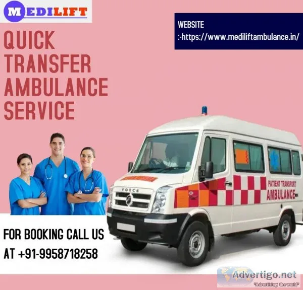 Rapid Commutation Ambulance Service in Kapashera Delhi- Medilift