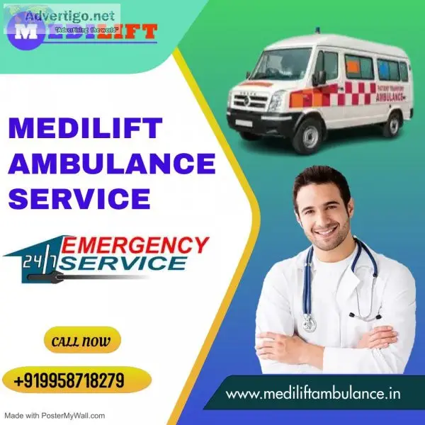 Lives Matter Ambulance Service in Railway Station by Medilift